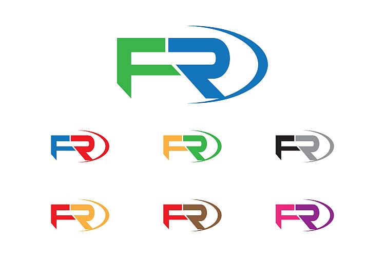 fr letter logo