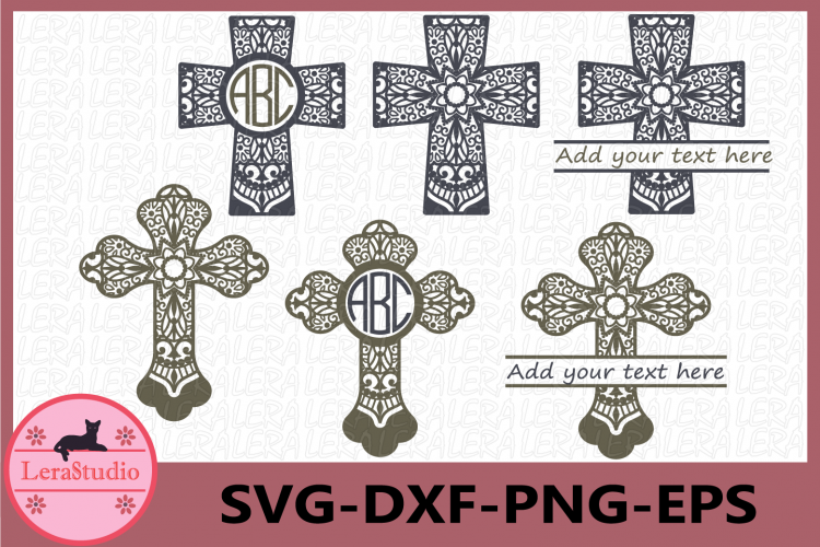 Cross SVG, Cross Mandala Cut Files, Mandala Svg (244639 ...