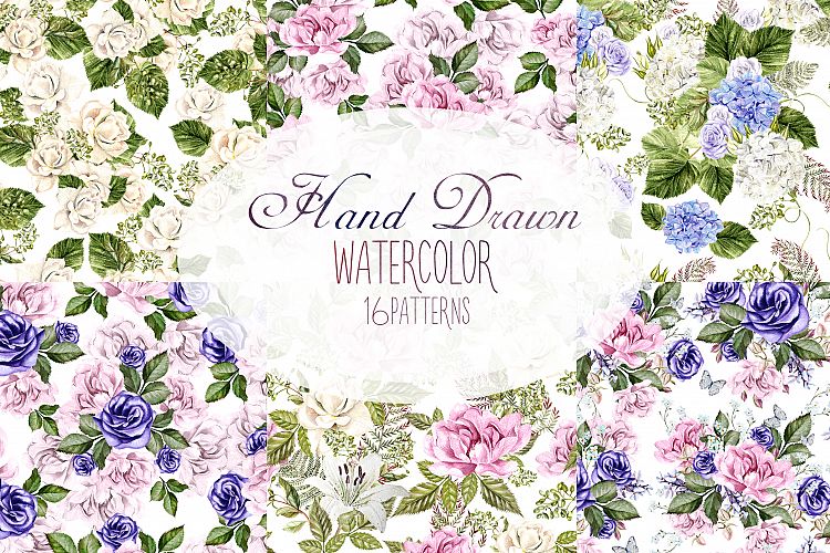 16 Watercolor pattern