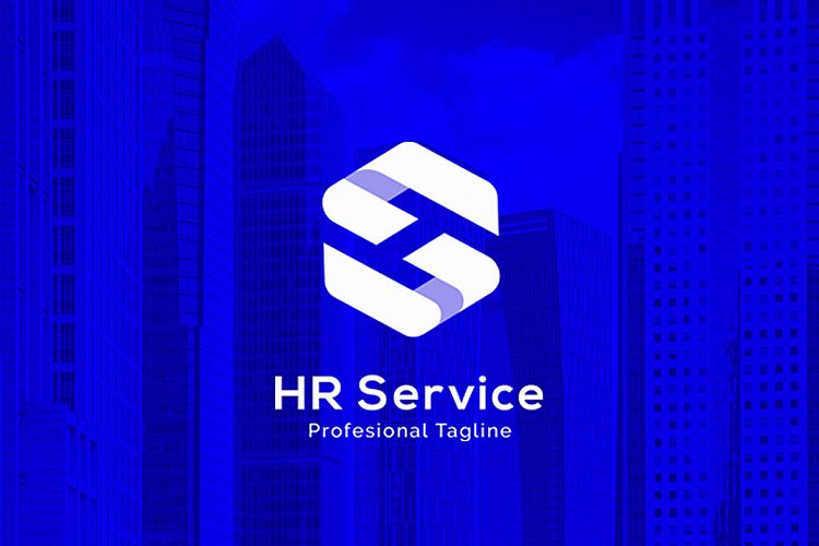 HR Service - H S Letter Logo