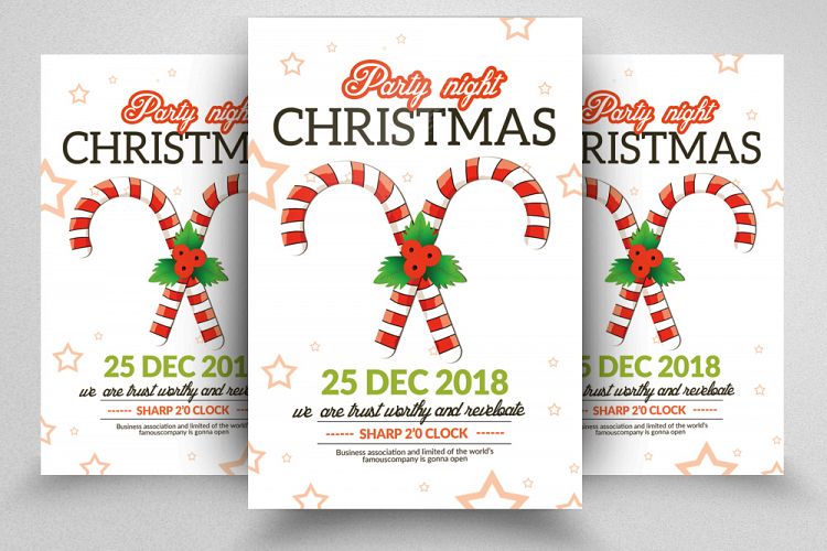 Christmas Party Night Flyer