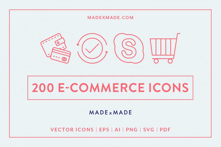 Line Icons - E-Commerce