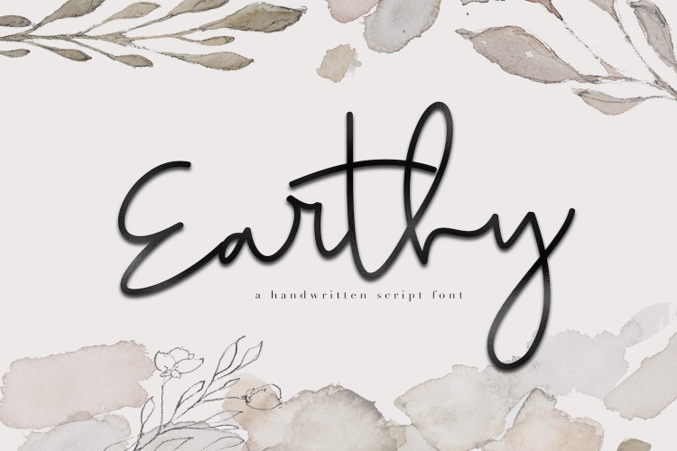 Earthy - A Handwritten Script Font