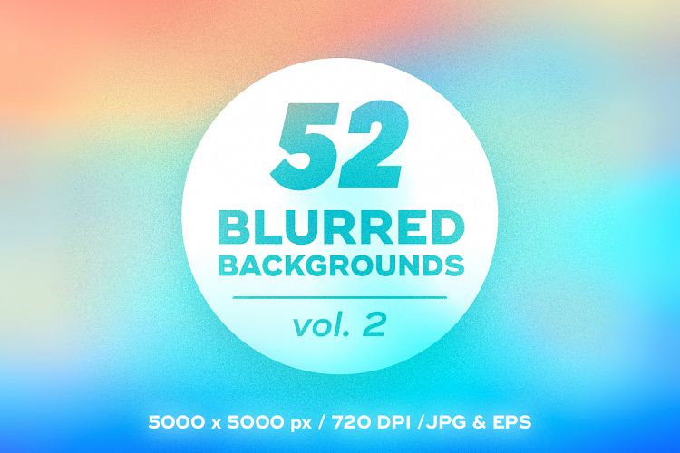 52 Colorful Blurred Backgrounds