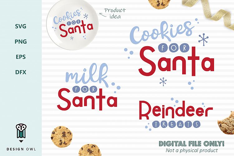 Cookies for Santa - Christmas SVG bundle