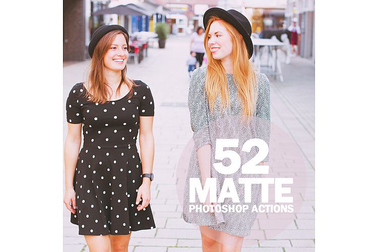52 Matte Photoshop Actions Collection (Action for photoshop CS5,CS6,CC)