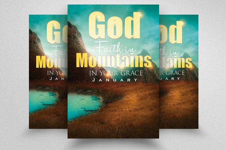 Faith In God Church Flyer