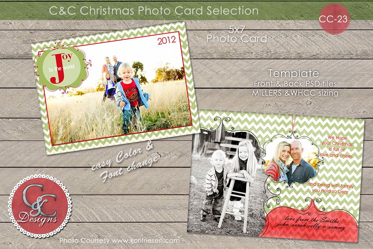 Christmas Photo Card CC-23