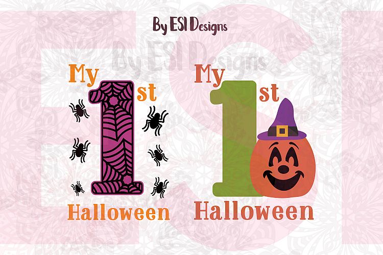 My 1st Halloween Designs- Cutting Files, Printables & Clipart