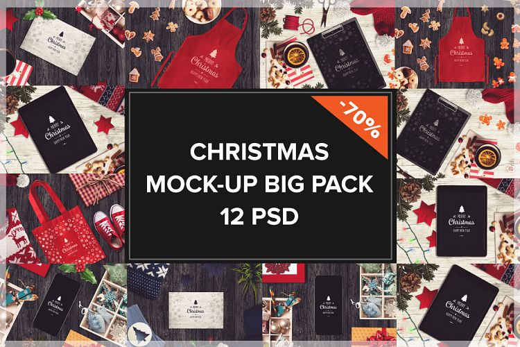 Christmas Mock-up Pack #7