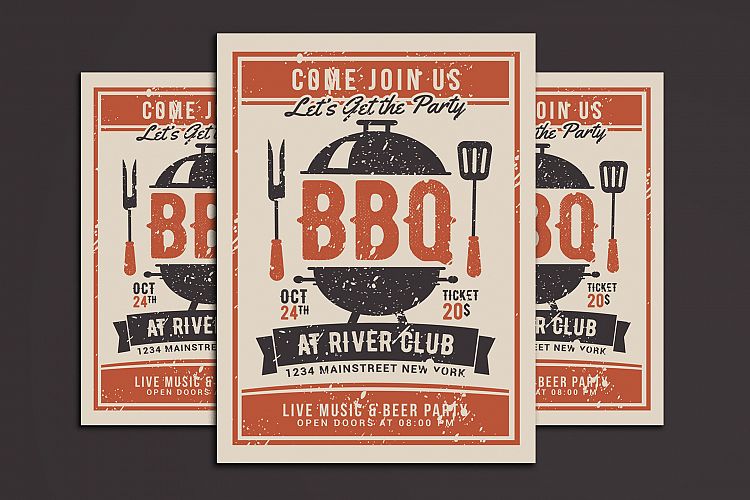 BBQ Party Flyer