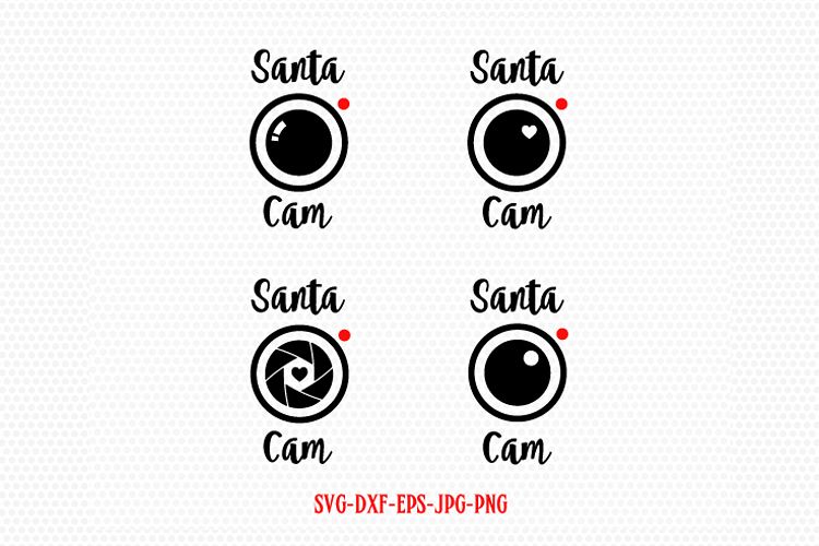 Santa cam svg, Christmas camera SVG, Christmas SVG