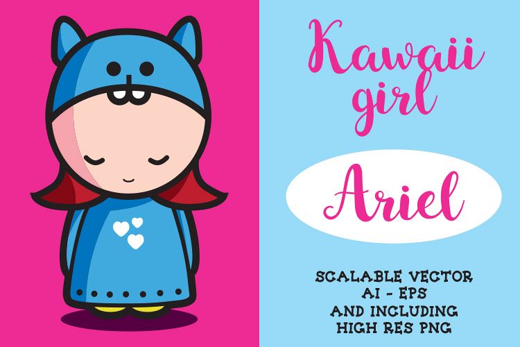Kawaii Girl Ariel