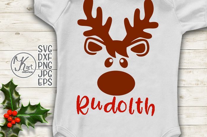 Reindeer head svg, reindeer face svg, boy reindeer svg dxf