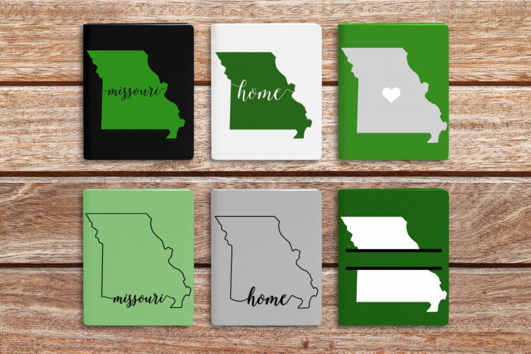 State of Missouri SVG File Cutting Template
