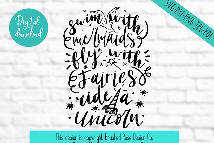 Mermaid svg, unicorn svg, fairy svg, svg files sayings,magic