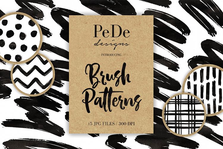 15 Brush Patterns, set I