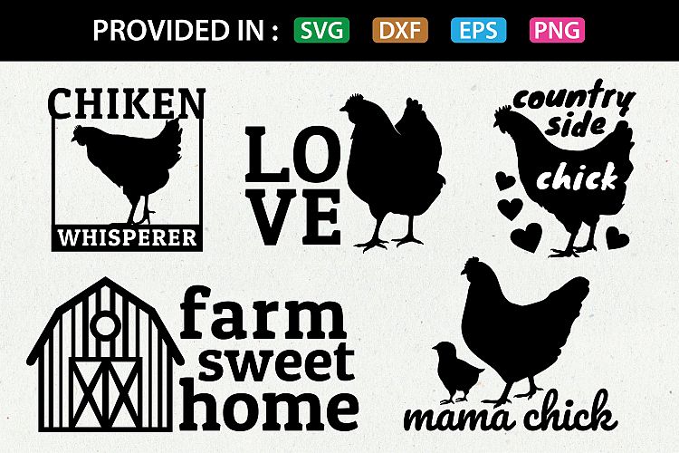 Chicken Farm theme SVG crafter