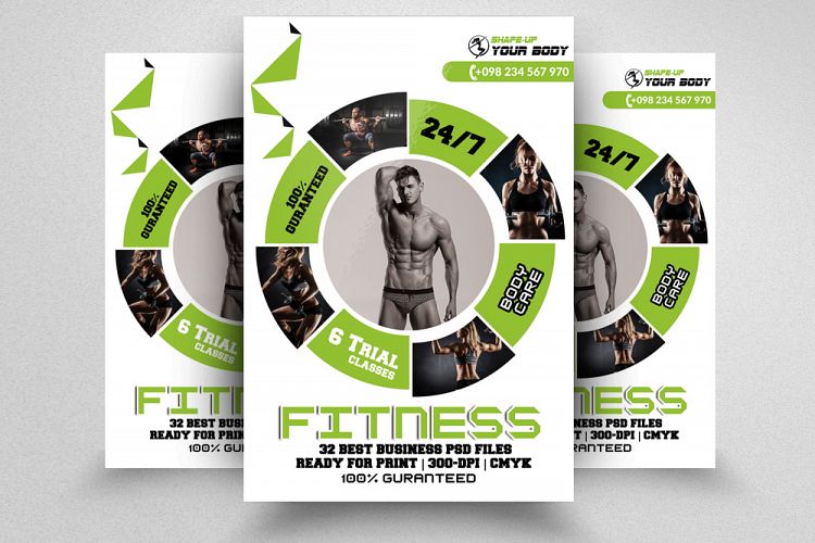 Fitness, Gym   Body Performance Business Flyer