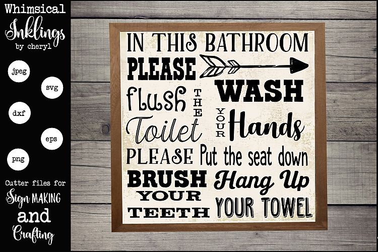 In This Bathroom SVG