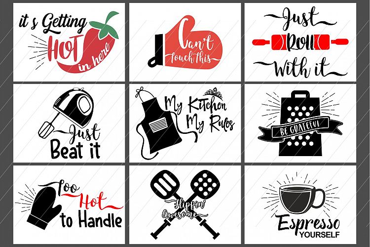 kitchen svg, VOL1, kitchen bundle, kitchen clipart