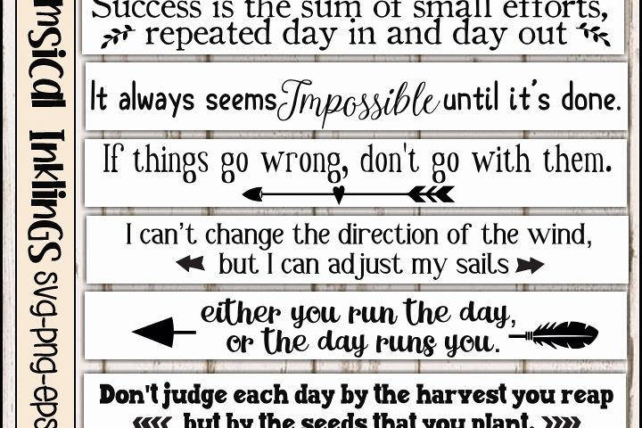 Words Of Wisdom Sign SVG Bundle