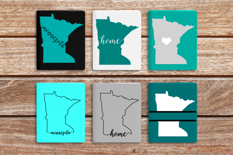 State of Minnesota SVG File Cutting Template