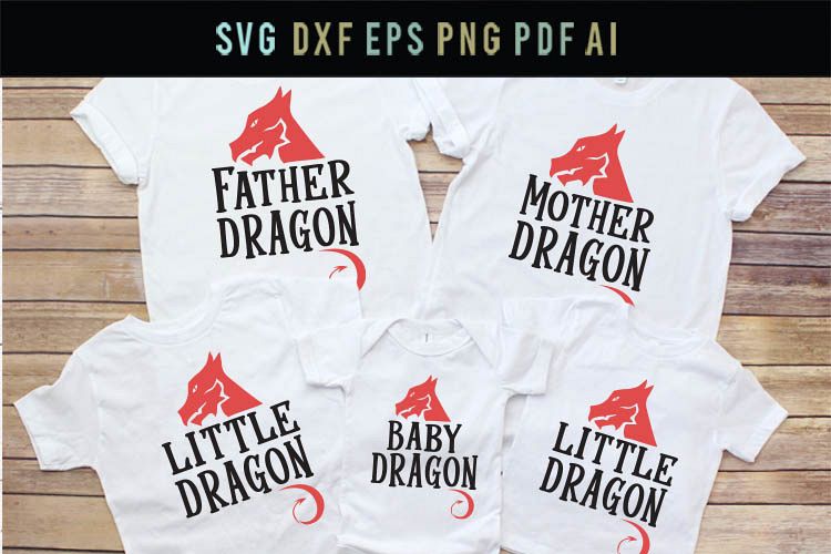 Download Father Dragon Svg,Mother Dragon Svg,for family dragon shirts