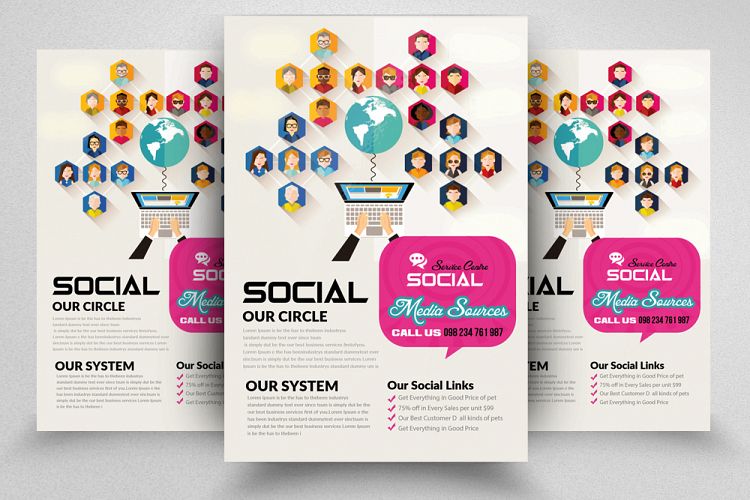 Social Media Marketing Flyer