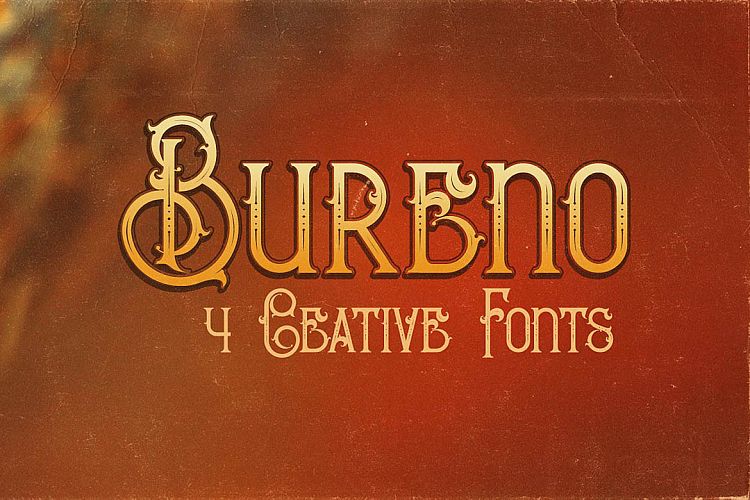 Bureno - Decorative Font