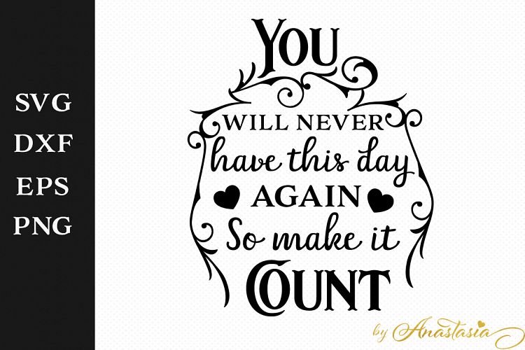 Make it count SVG Cut File