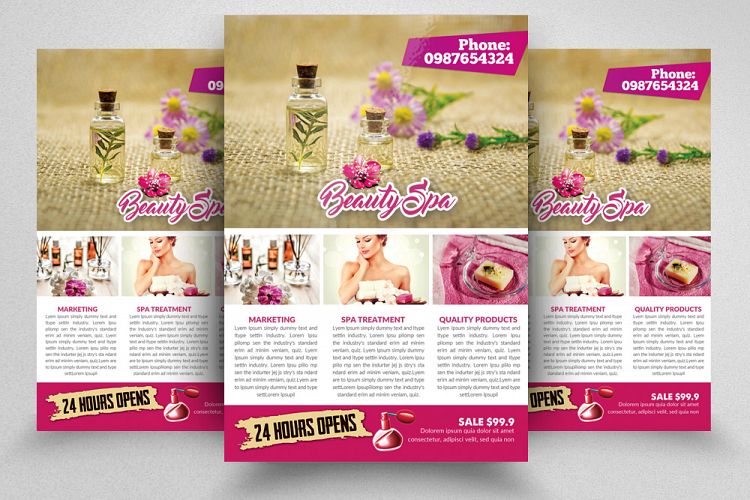 Spa   Body Massage Centre Flyer