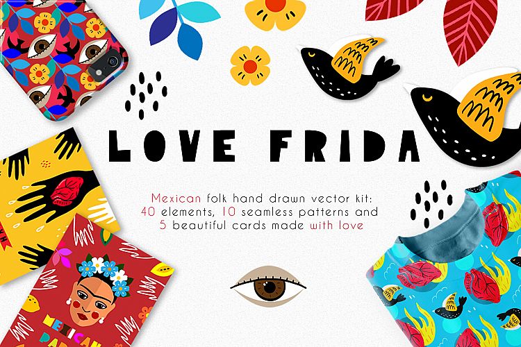 Love Frida - Mexican folk kit