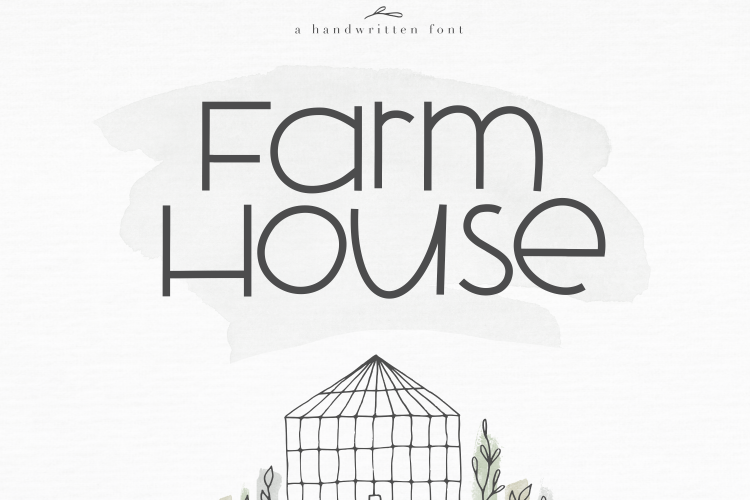 Farmhouse - A Bold Handwritten Font