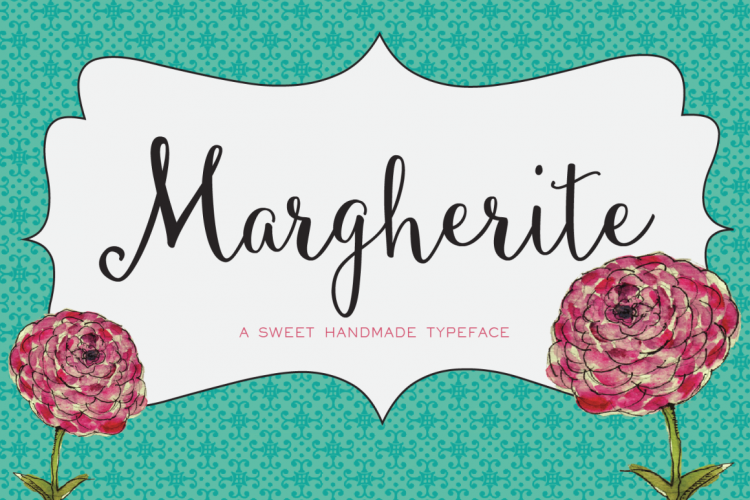 Margherite Script + Bonus Frames