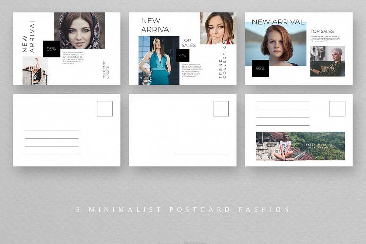 Fashion Postcard Templates