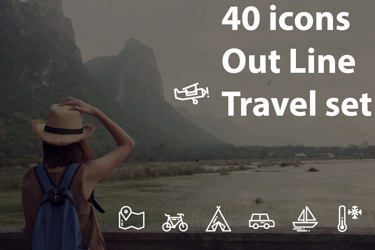 Travel icons