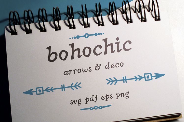  Boho-Chic Arrows & Deco Vectors