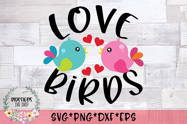 Love Birds SVG Cut File