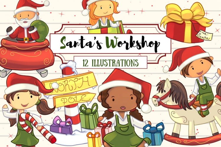 Santas Workshop Elves Collection