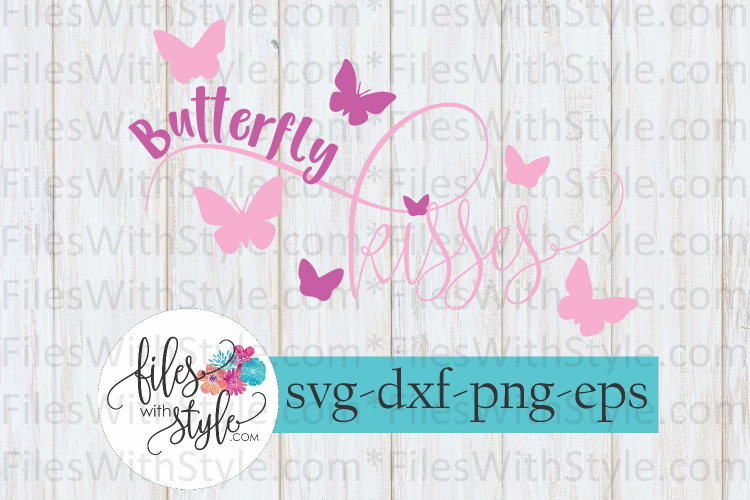 Download Butterfly Kisses SVG Cutting Files (71436) | SVGs | Design ...