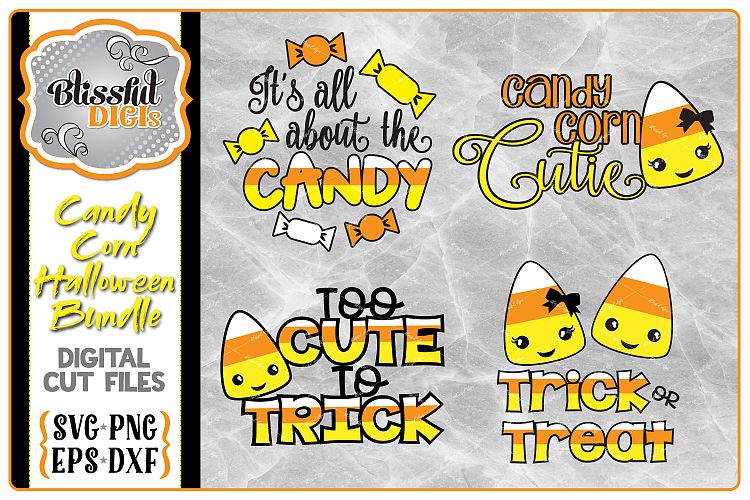 Halloween Candy Corn BUNDLE - Vector Cut Files - SVG