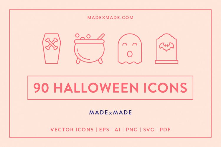 Line Icons - Halloween