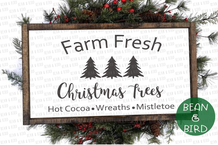 Vintage Farm Fresh Christmas Tree