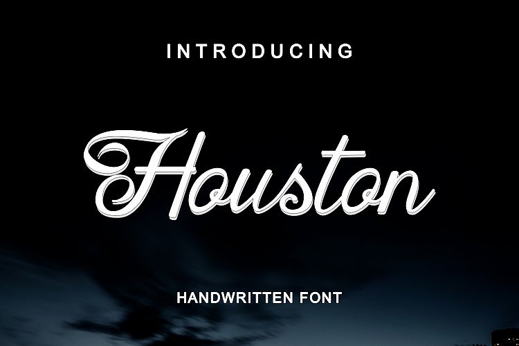 Houston Handwritten Font
