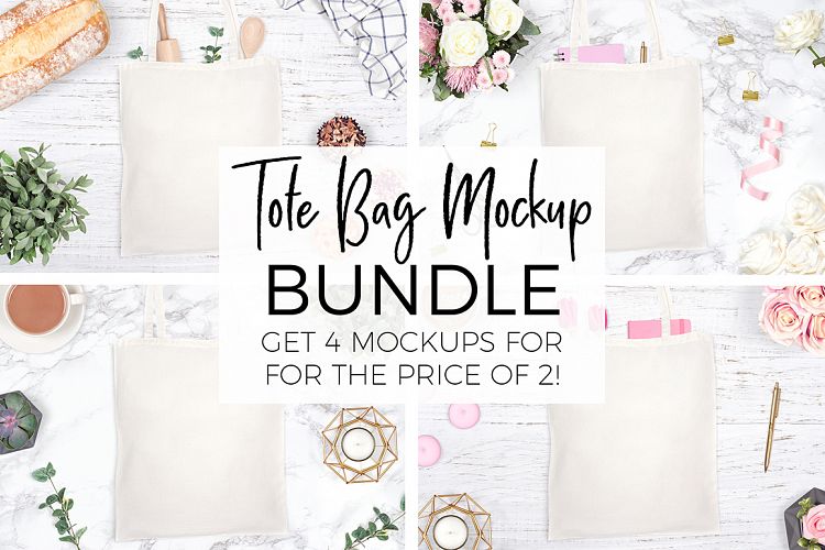 Tote Bag Mockup Bundle