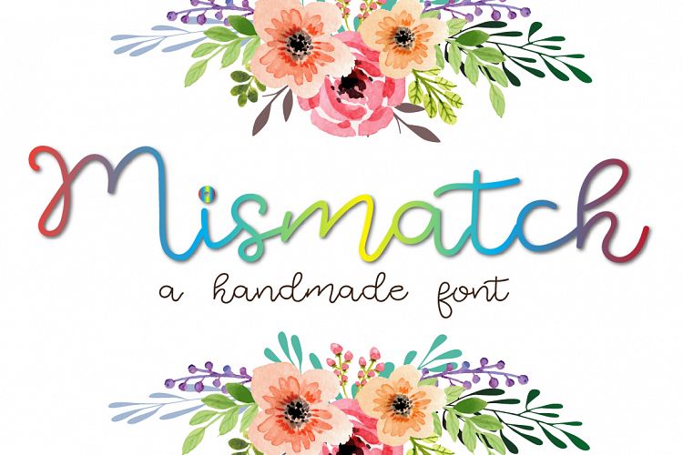 Mismatch - A handmade cool and elegant font