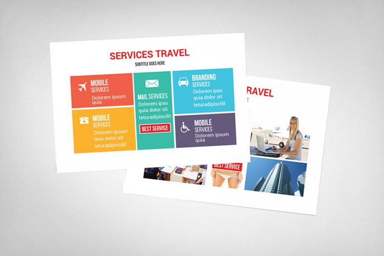 Travel Servicses Post Card