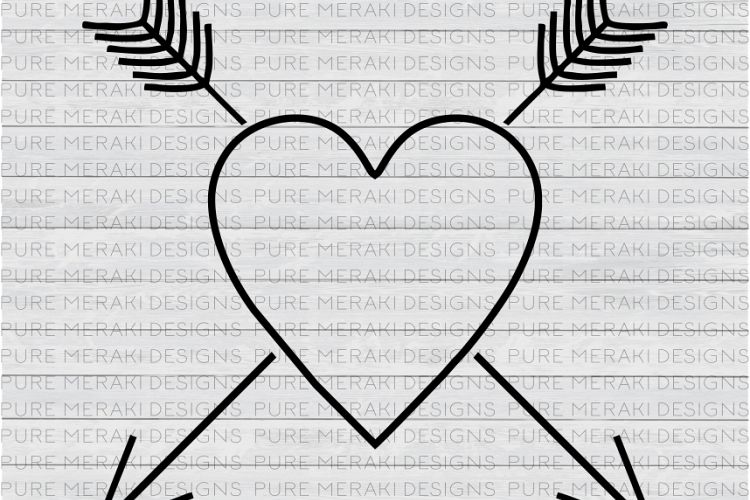Heart with Arrows SVG 