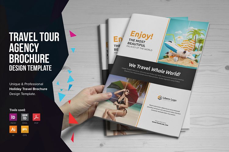 Holiday Travel Brochure Catalog Design v3